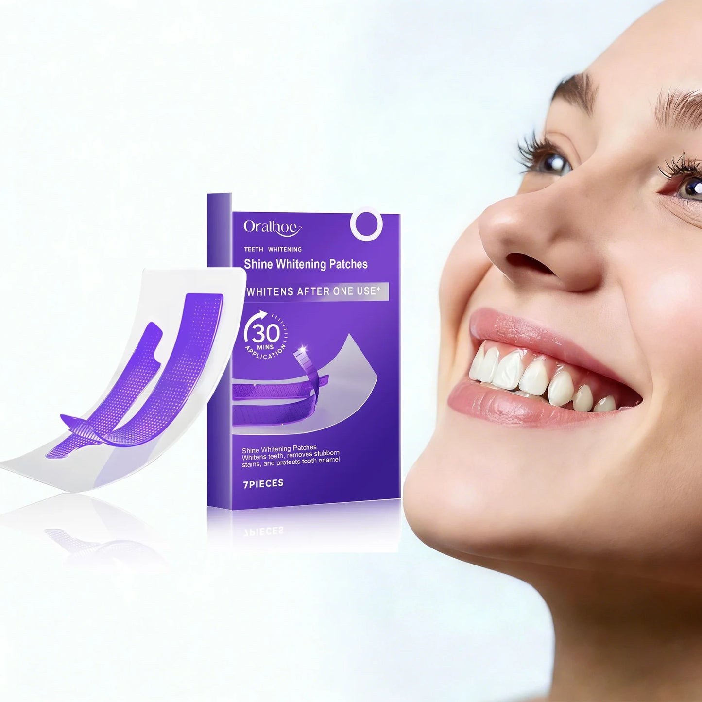 Purple Teeth Whitening Strips Brighten Tooth Remove