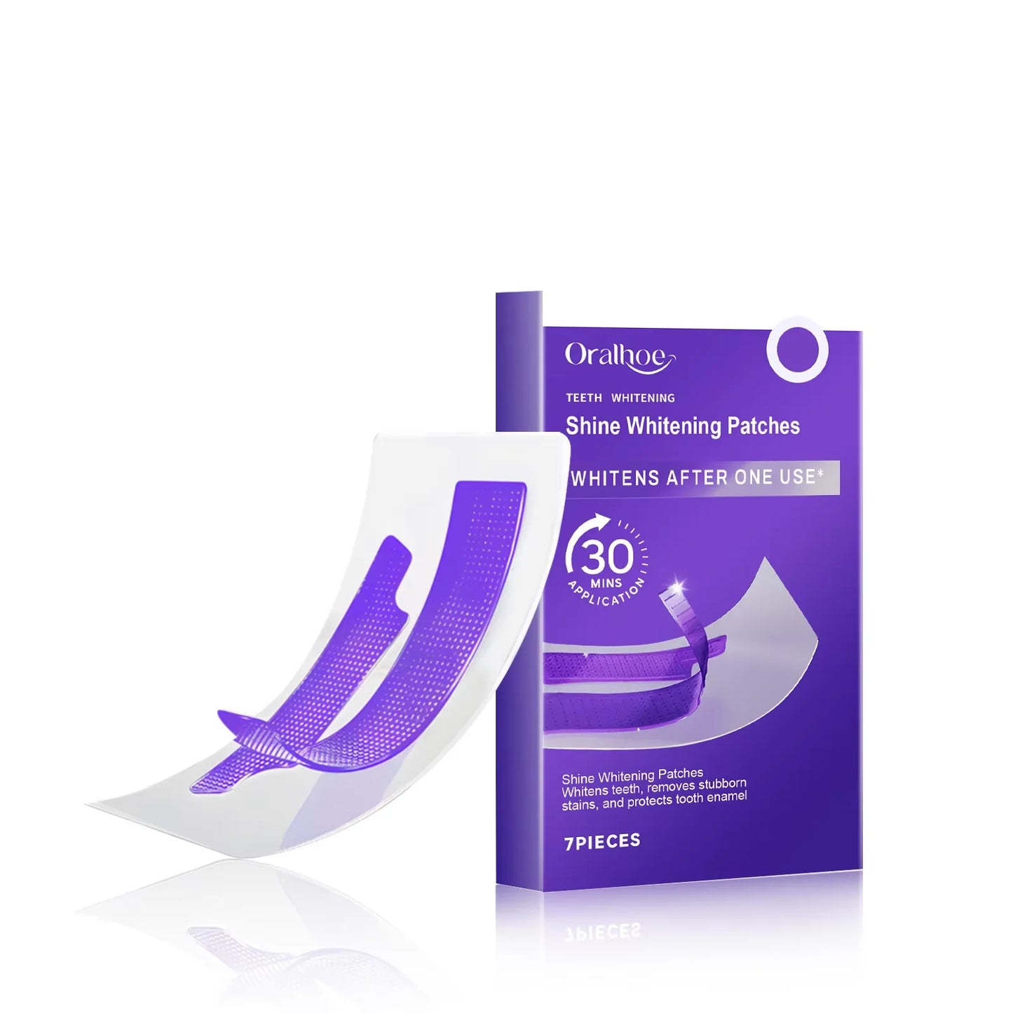 Purple Teeth Whitening Strips Brighten Tooth Remove